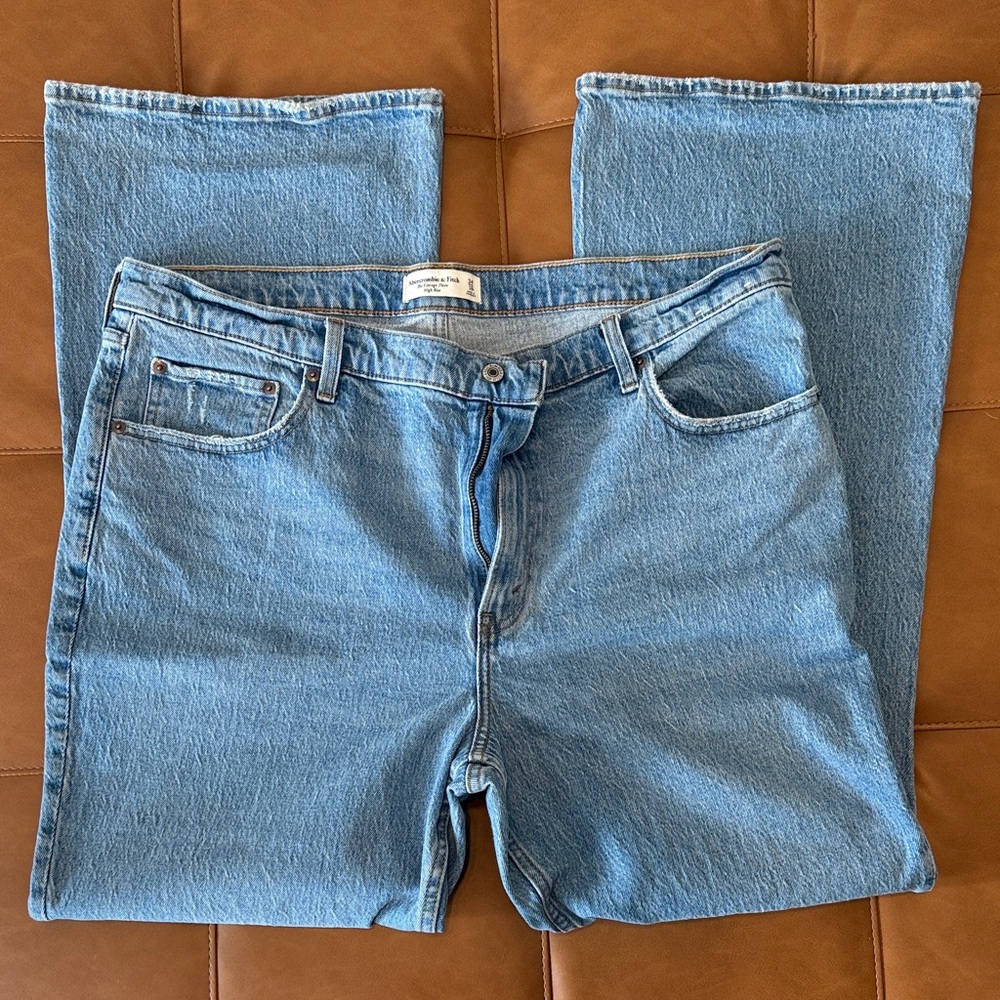 Abercrombie & Fitch Light Blue Flare Jeans